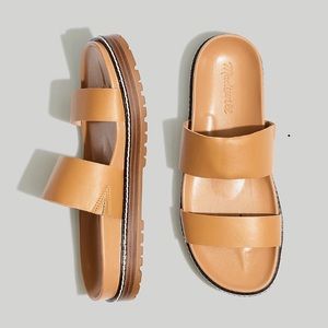 Madewell Charley Double Strap Slide Sandal